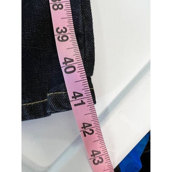 Inc. International Concepts Barcelona Relaxed Fit Blue Jeans. Dark Wash. Size 32 - Picture 9 of 10